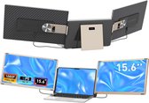 Bol.com Portable Monitor S6 Tri-screen 15.6 inch - Lichtgewicht en Extra Dun - Draagbare Monitor voor Laptop - USB-C & HDMI - Ex... aanbieding