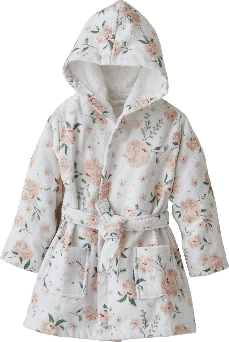 vertbaudet kinderbadjas EAU DE ROSE Wit