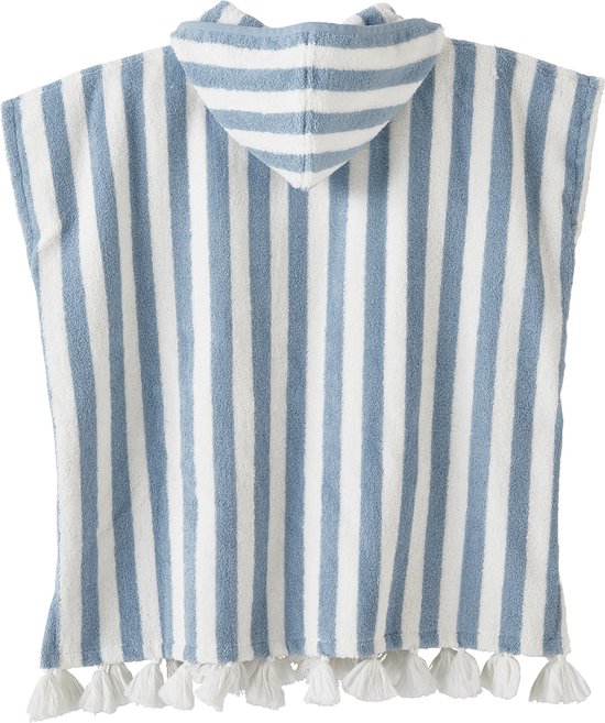 Vertbaudet gestreepte badponcho voor kinderen van VER — afbeelding 2