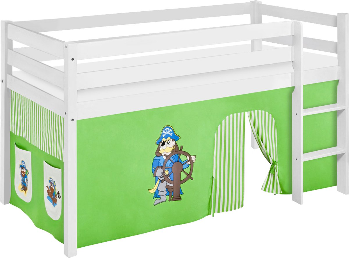 Halfhoogslaper Piraat Groen met tent