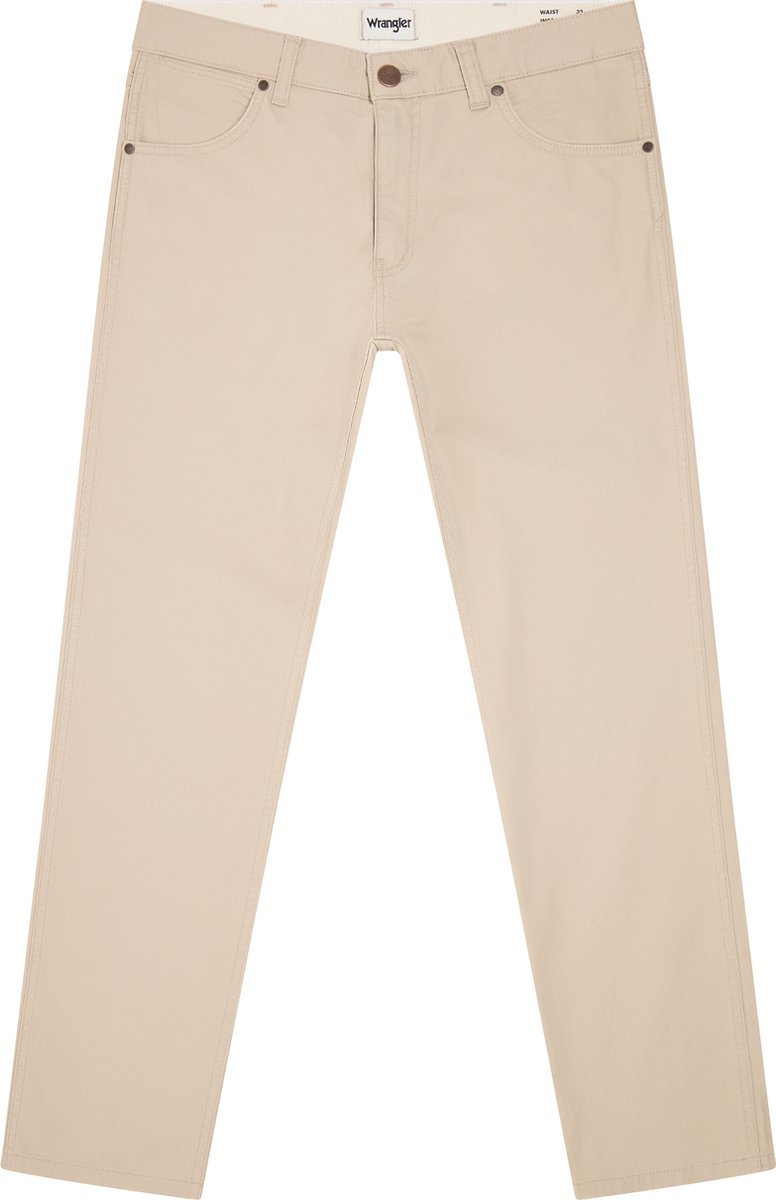 Wrangler Greensboro 803 Heren Regular-fit Plaza Taupe