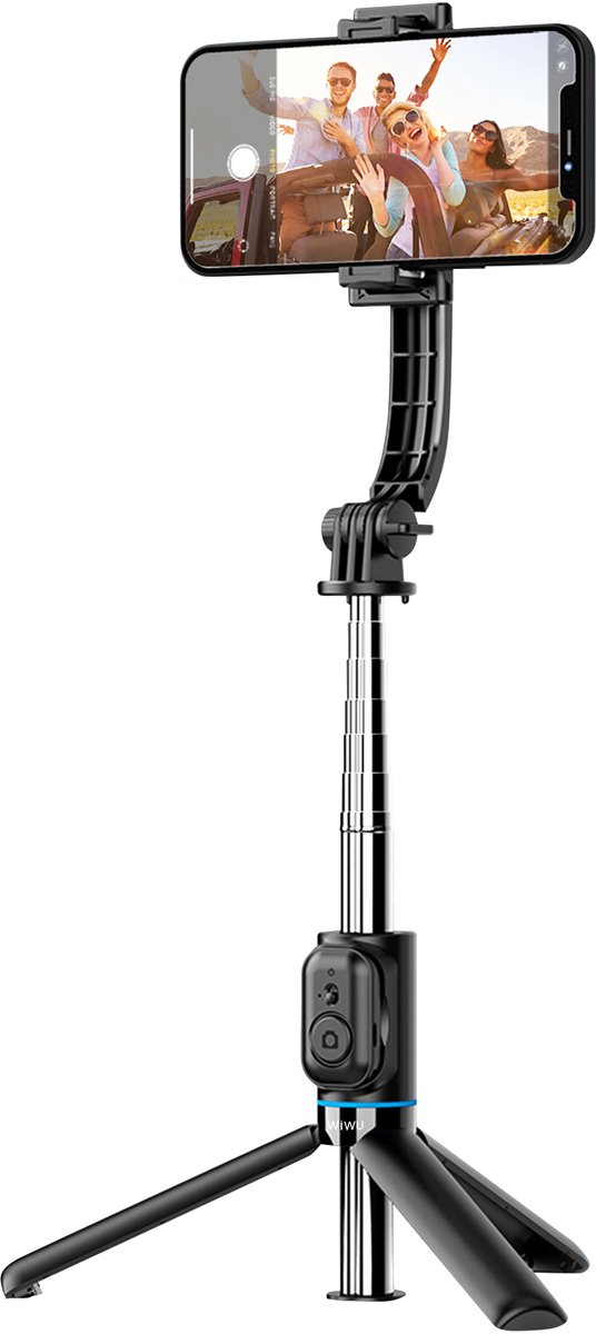 WiWu Tripod met Afneembare Selfiestick - Wi-SE001