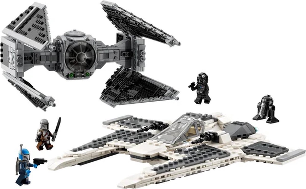 LEGO Star Wars Mandalorian Fang Fighter vs. TIE Interceptor Set - 75348 — afbeelding 15