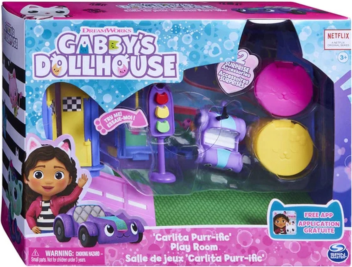 Gabby's Poppenhuis - Carlita's Speelkamer-speelset — afbeelding 9