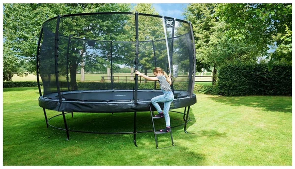 EXIT Trampoline Ladder Framehoogte 80-95cm
