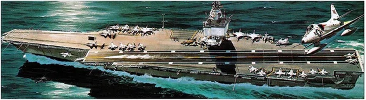 Revell Modelbouwpakket Militaire voertuigen - 05046 Nuclear Carrier - U.S.S. Enterprise Plastic - 1:720 - Modelbouw — afbeelding 5