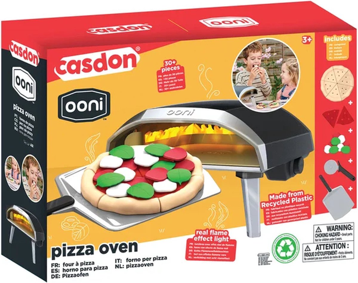 Casdon Ooni Speelgoed Pizza Oven – Speelset voor Kinderen – Inclusief Accessoires – foto 8