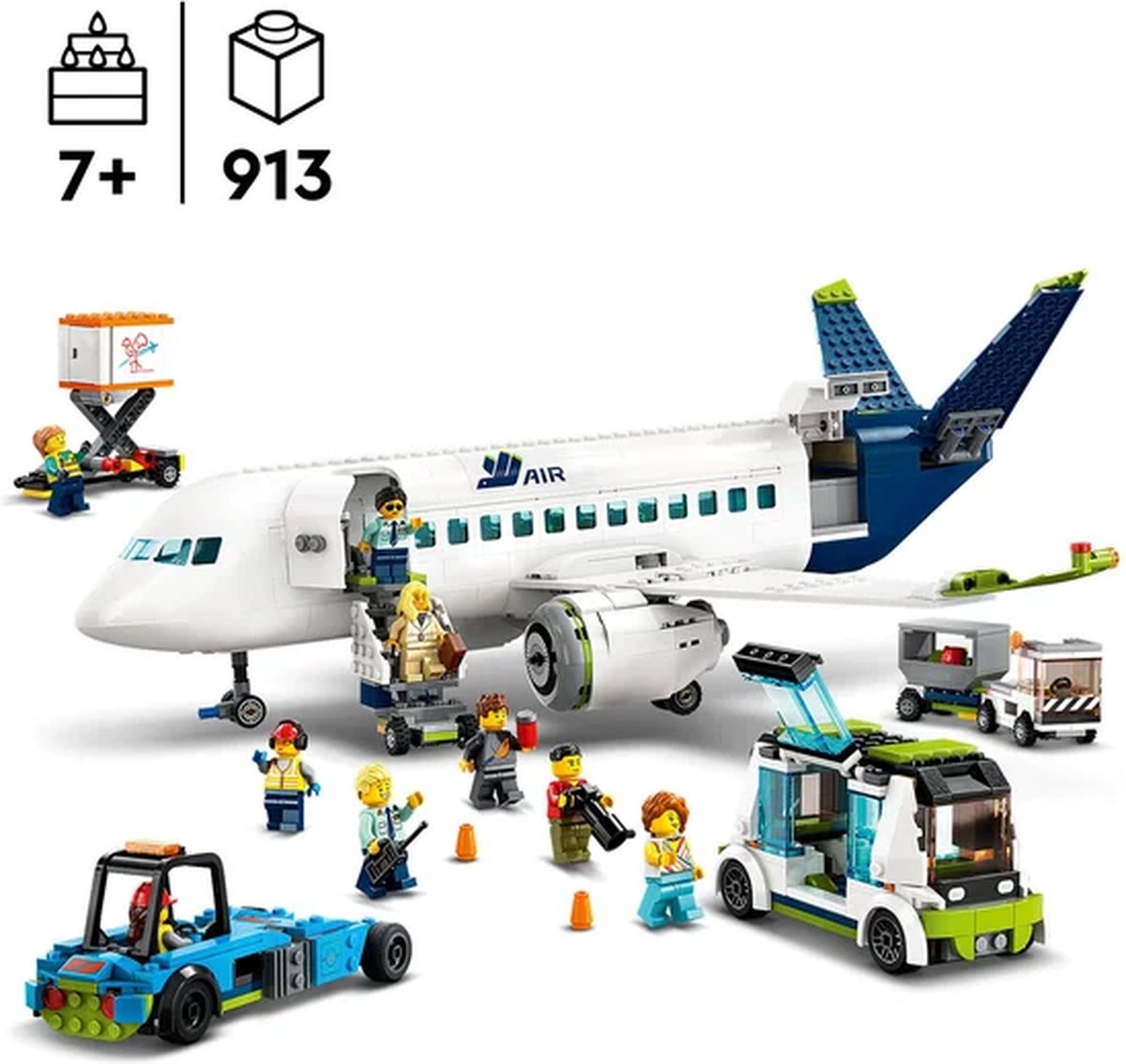 LEGO City Passagiersvliegtuig Vliegtuig Speelgoed Set - 60367 — afbeelding 16