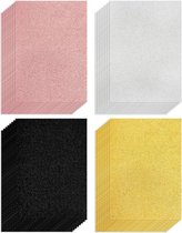 Lot 30 Feuilles Papier Holographique A4 - Cartonné Métallique Iridescent Pour Scrapbooking Et DIY