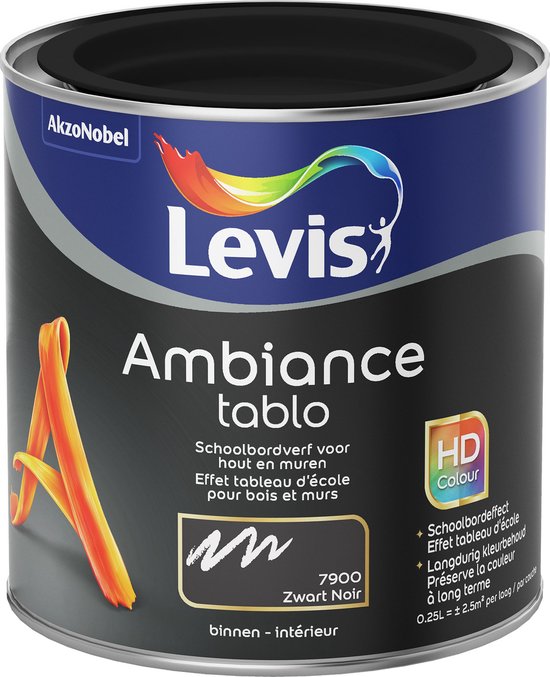 Levis Ambiance Tablo Blackboard Black Extra Mat 0, 25L
