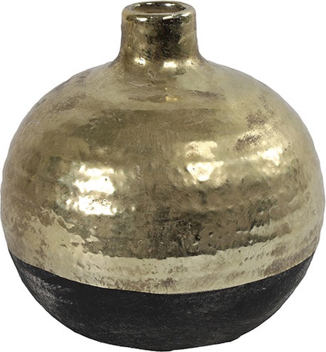 Countryfield Fles Terri aardewerk L16,5B16,5H17CM goud