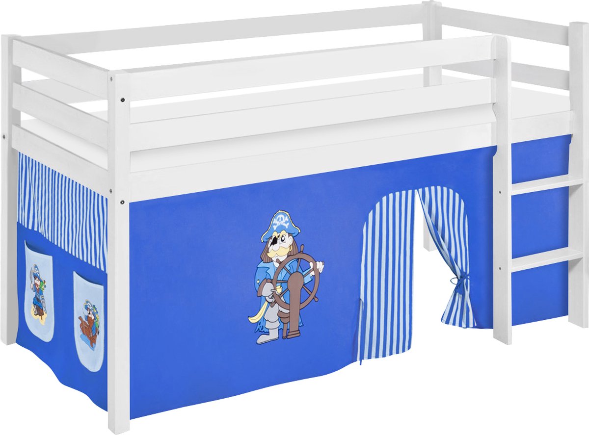 Halfhoogslaper Piraat Blauw met tent