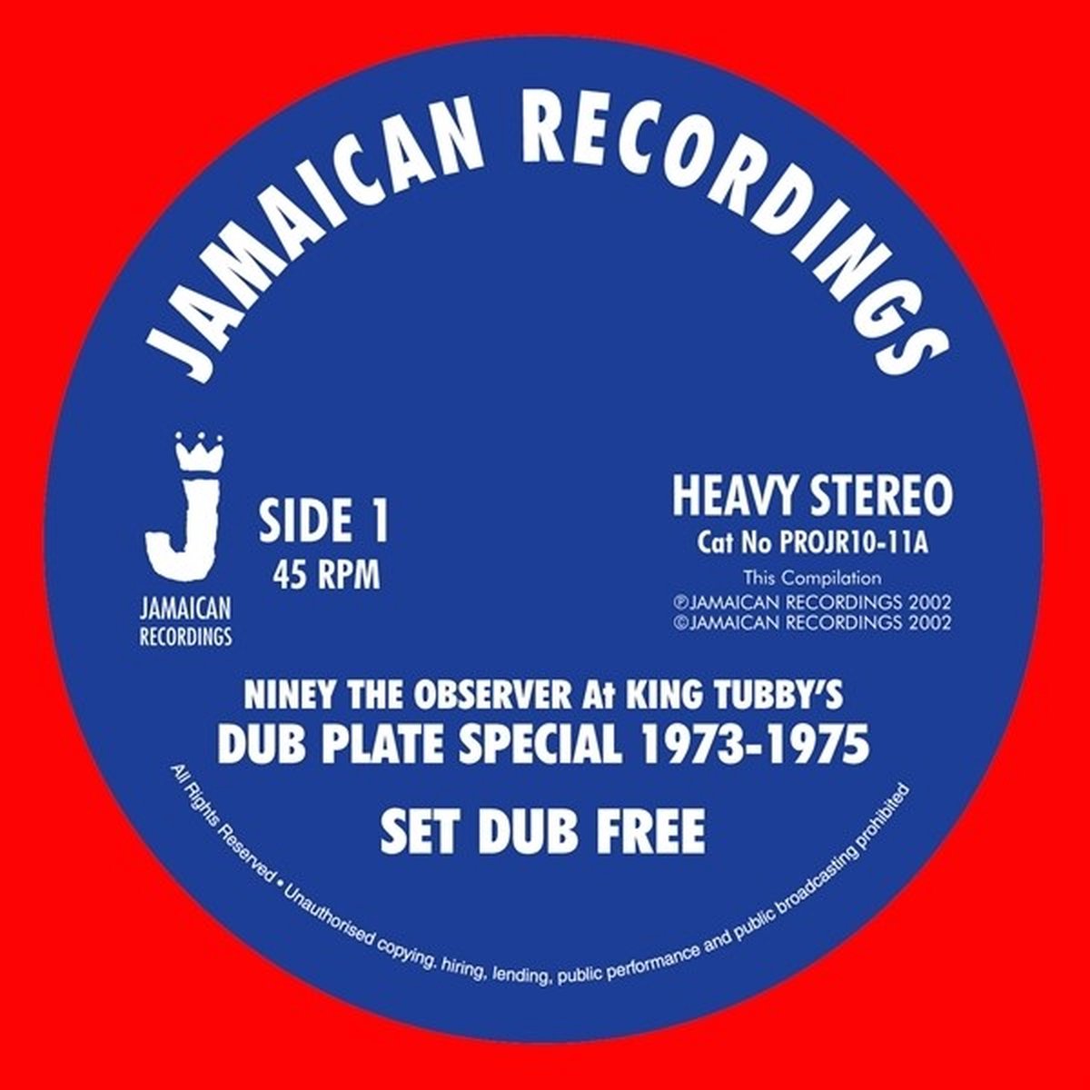 Niney The Observer - Set Dub Free / Dub Born Free (10" LP)