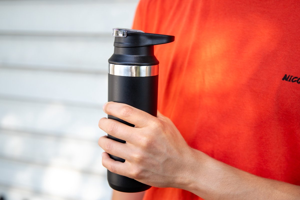 Michelino RVS koffiebeker to go 450ml theebeker thermosbeker - drinkfles