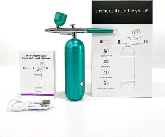 Autolock Airbrush-set, 32 psi, compressor, draagbare airbrush-kit en oplaadbare handmatige airbrush-set voor make-up, taartdecoratie, kleurpatroon, nagelkunst, tatoeage, 2 kopjes Autolock Airbrush-set, 32 psi, compressor, draagbare airbrush-kit en oplaadbare handmatige airbrush-set voor make-up, taartdecoratie, kleurpatroon, nagelkunst, tatoeage, 2 kopjes