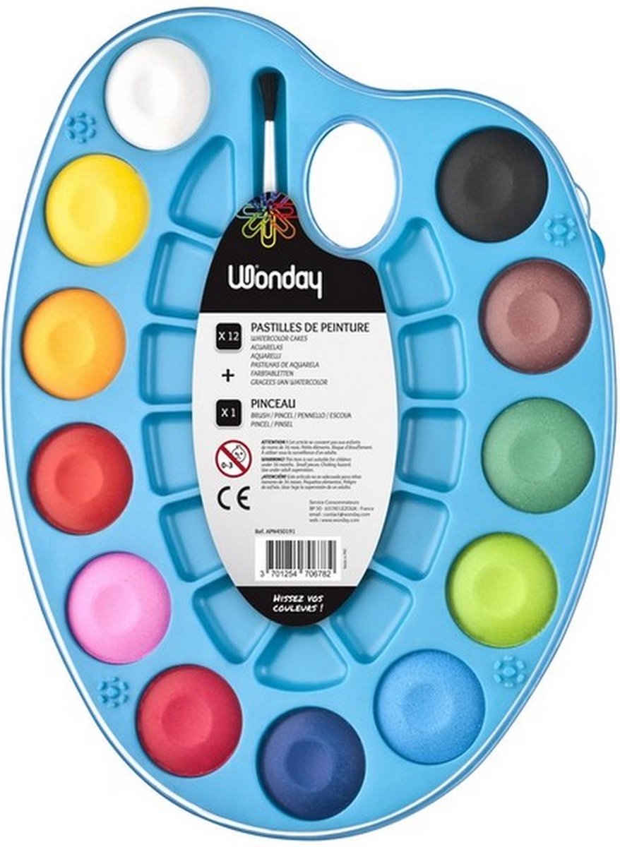 Wonday APN450191, Gouache, Hard, 1 stuk(s)