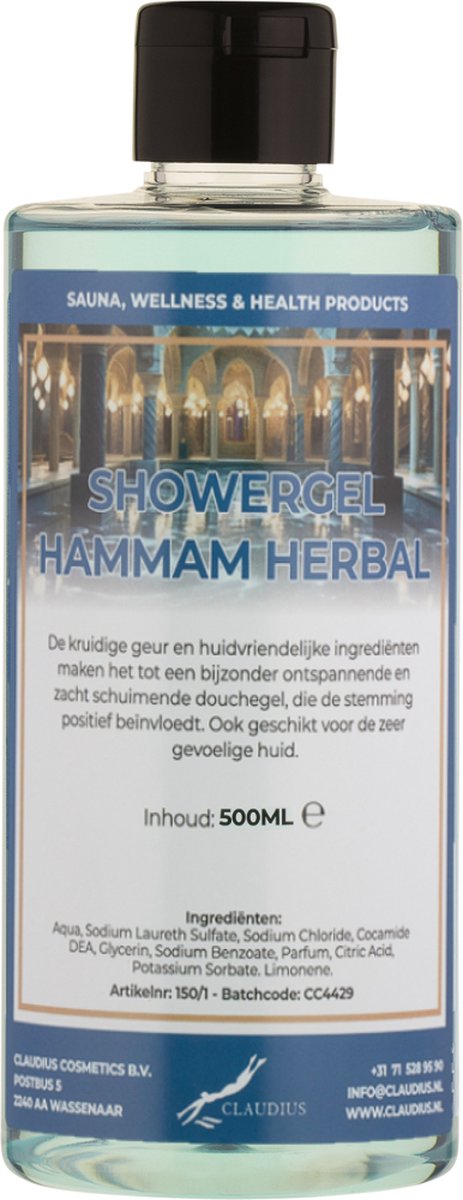 Goedkoopste Douchegel Hammam Herbal 500 ml - met klepdop - Showergel