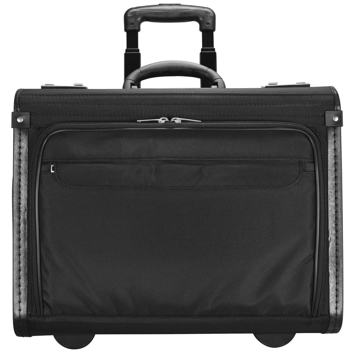 D&N Lederwaren Pilotenkoffer 2871 01 - Zwart - Robuust Kunststof - Met Cijferslot - 46 x 32 x 20 cm