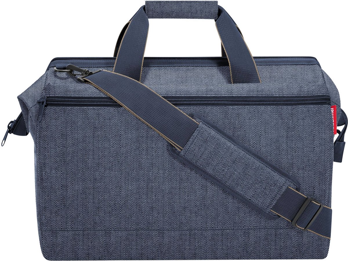 Reisenthel Allrounder L Pocket Reistas - 32L - Herringbone Donkerblauw