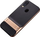 Samsung Galaxy A40 Stijlvol Hybride Kickstand Hoesje Goud