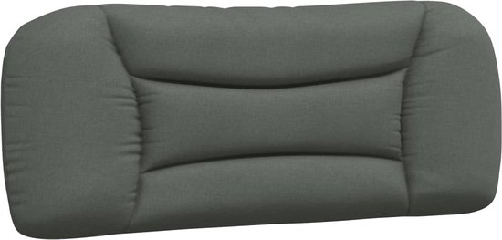 vidaXL-Lit-avec-matelas-tissu-gris-foncé-100x200-cm