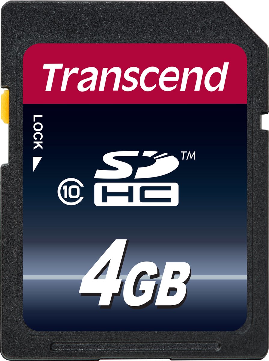 Transcend Premium SD kaart 4GB - Class 10