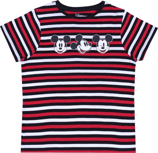 Zwarte gestreepte blouse Mickey Mouse DISNEY
