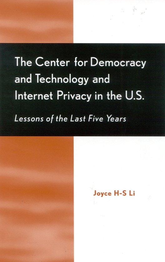 The Center for Democracy and Technology and Internet Privacy ... - cover