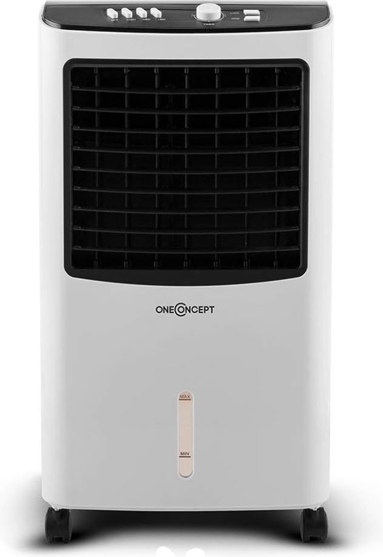 OneConcept Mobiele Airco Zonder Afvoer - Mobiele Airconditioning met Timer - Ventilator met 3 snelheden- Wit