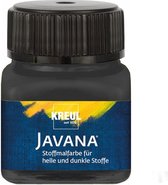 Peinture textile noire Javana 20ml - Pour les textiles de couleur claire et foncée