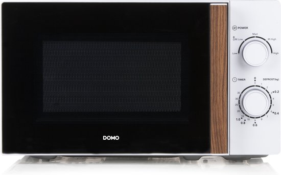 DOMO DO2720 Microgolfoven / Magnetron solo - 20L - 700W - houtlook