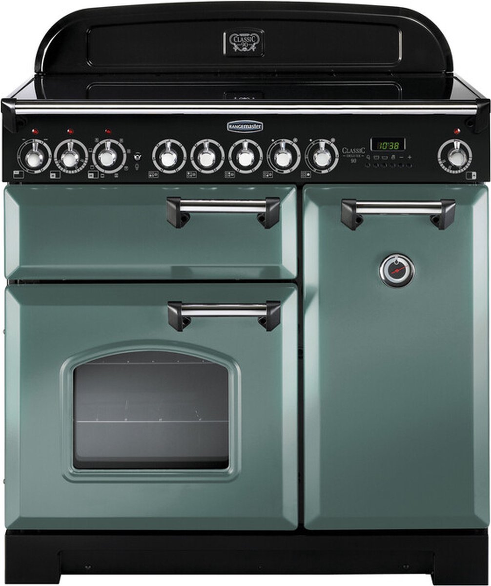Rangemaster Classic Deluxe 90 Ceramic Range-fornuis Electrisch Keramisch Groen