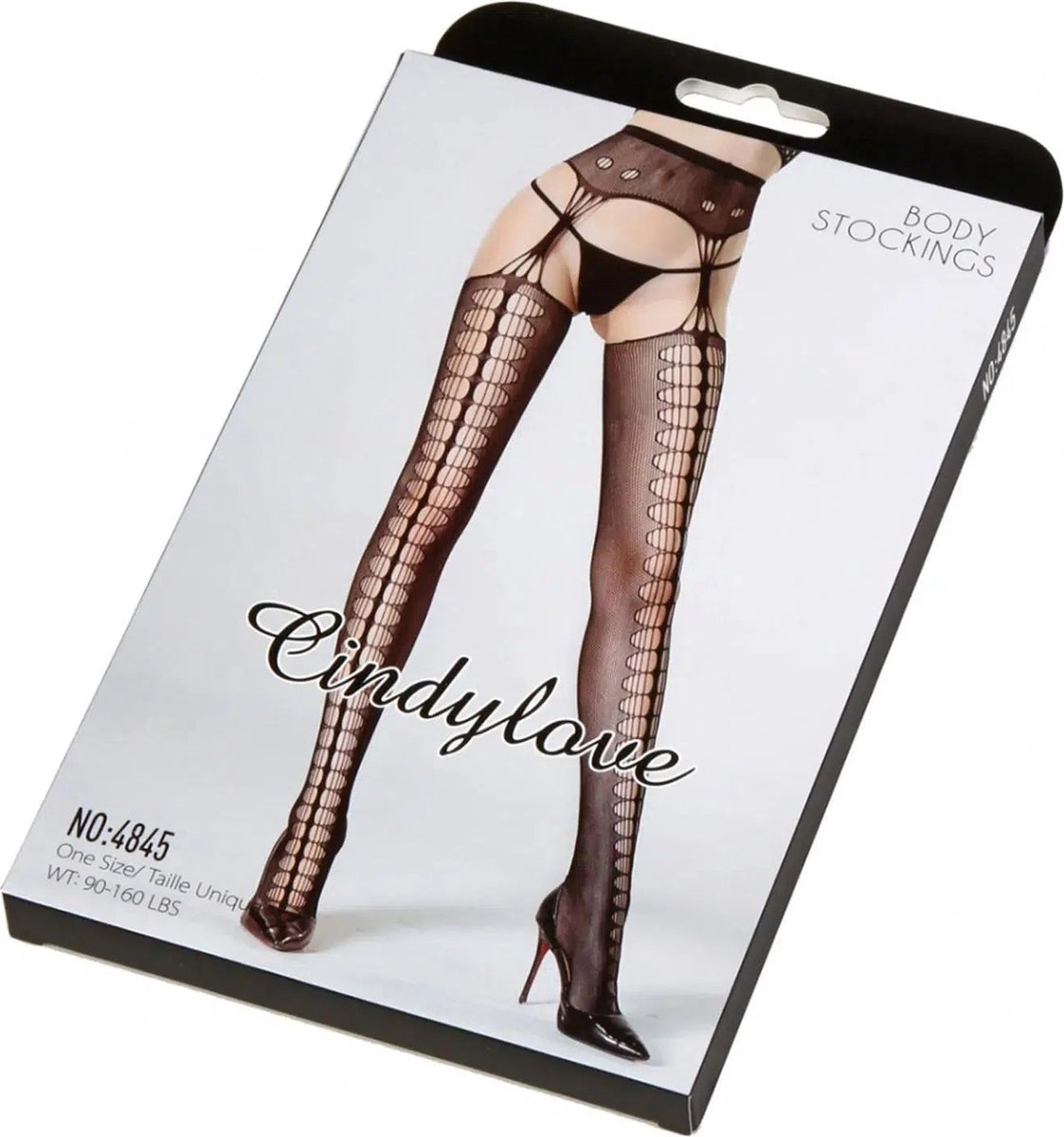 Goedkoopste Cindylove - Jarretelkousen - No. 48450 - One Size - Zwart