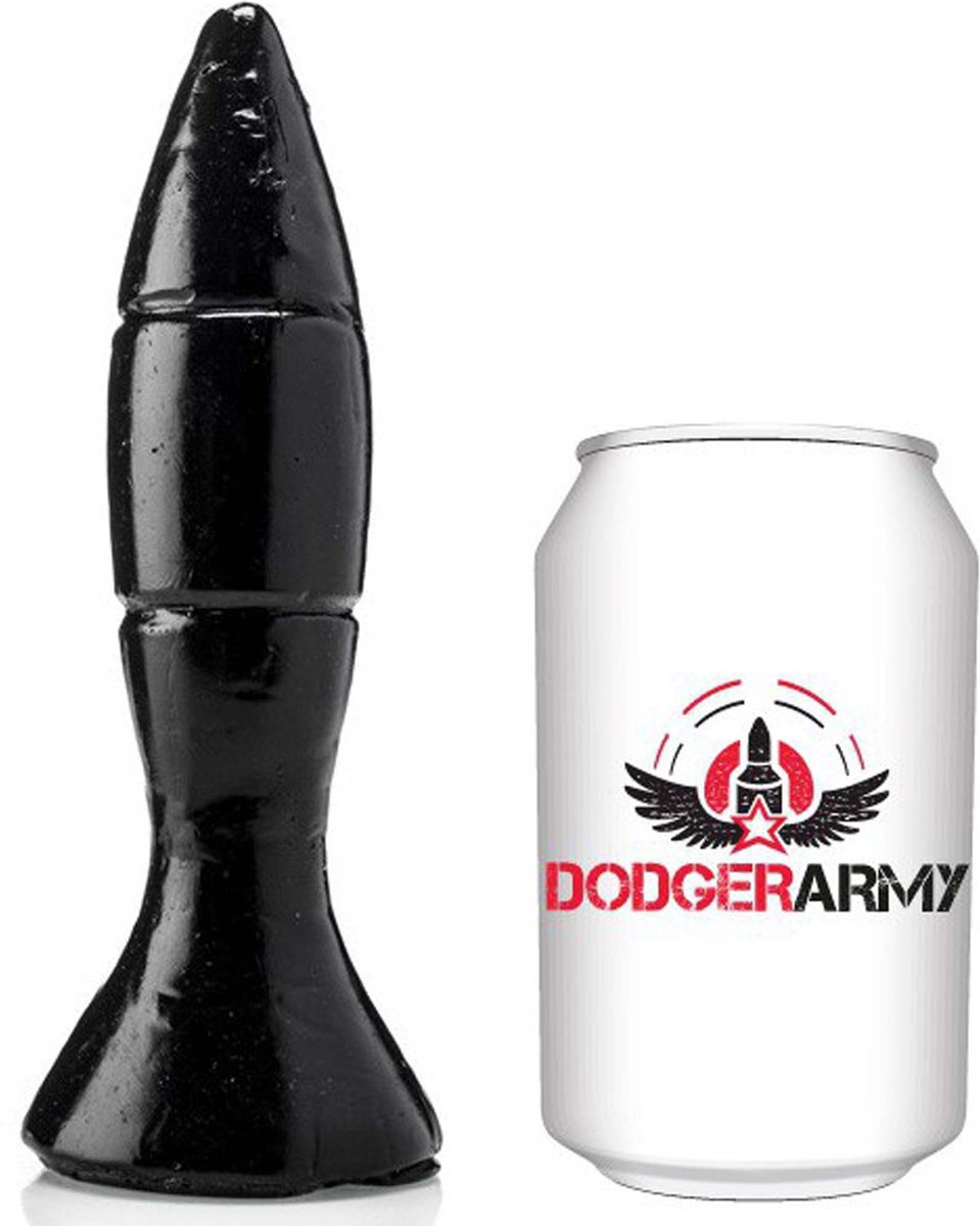 Gangbangster - Fritz - Buttplug - 15 x 4,3 cm - PVC - Zwart