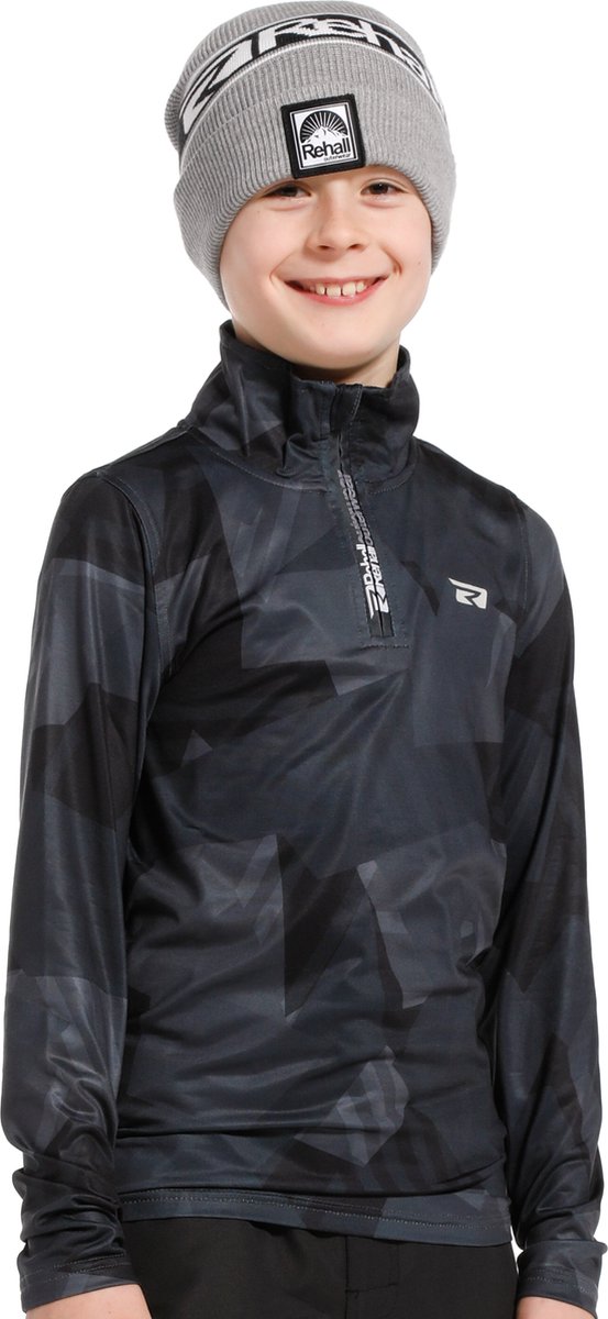 REHALL Crown-R-jr boys camo blk Zwart