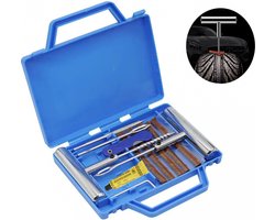 Bandenreparatieset Set voor Auto - 12 Stuks - Voor Auto - Motor - Scooter - Etc. - Bandenreparatieset - Motor - Bandenreparatieset – Banden reparatieset - Reparatie set Banden - voor auto - bestelwagen - motorfiets - kofferbak