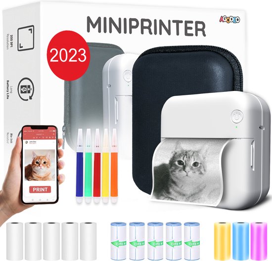 Mini Printer voor Mobiel - Fotoprinter voor Smartphone