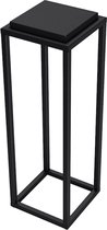Plantenzuil - Zuil - Sokkel - Metaal - Zwart - Light - 75 cm