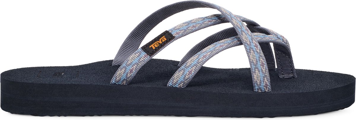 Teva W OLOWAHU Dames Slippers - KALEIDOSCOPE BLISSFUL Blauw