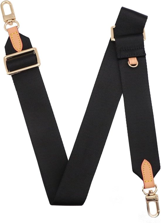 QIUTIMIY Canvas Verstelbare Vervangende Tasband, Brede Schoudertasriem met Metalen Draaihaken voor Messenger Bag Handtas, zilver-grijs, 28.5 to 51 inches