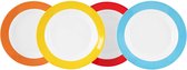 Gimex - Colour Line - Diepbord - Rainbow - 4 Stuks