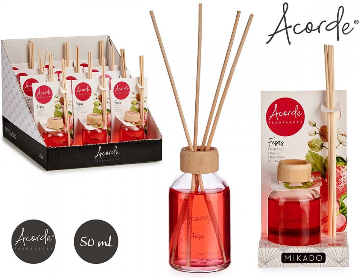 Geurstokjes Aardbei 50ml