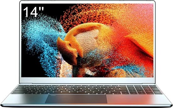 Elementkey LightPixel - 14 Inch Laptop - 2 in 1 Flip - Intel® Processor N100 - Windows 11 PRO - 12GB DDR5 RAM – 1TB SSD - Uitgebreide Poorten - Zwart