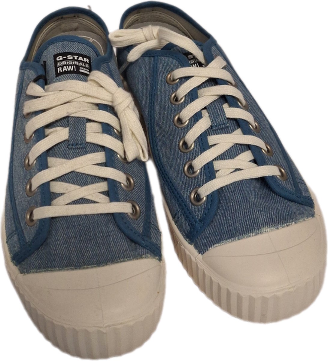 G-STAR RAW-ROVULC-LADYSNEAKER-BLEU-CANVAS Blauw