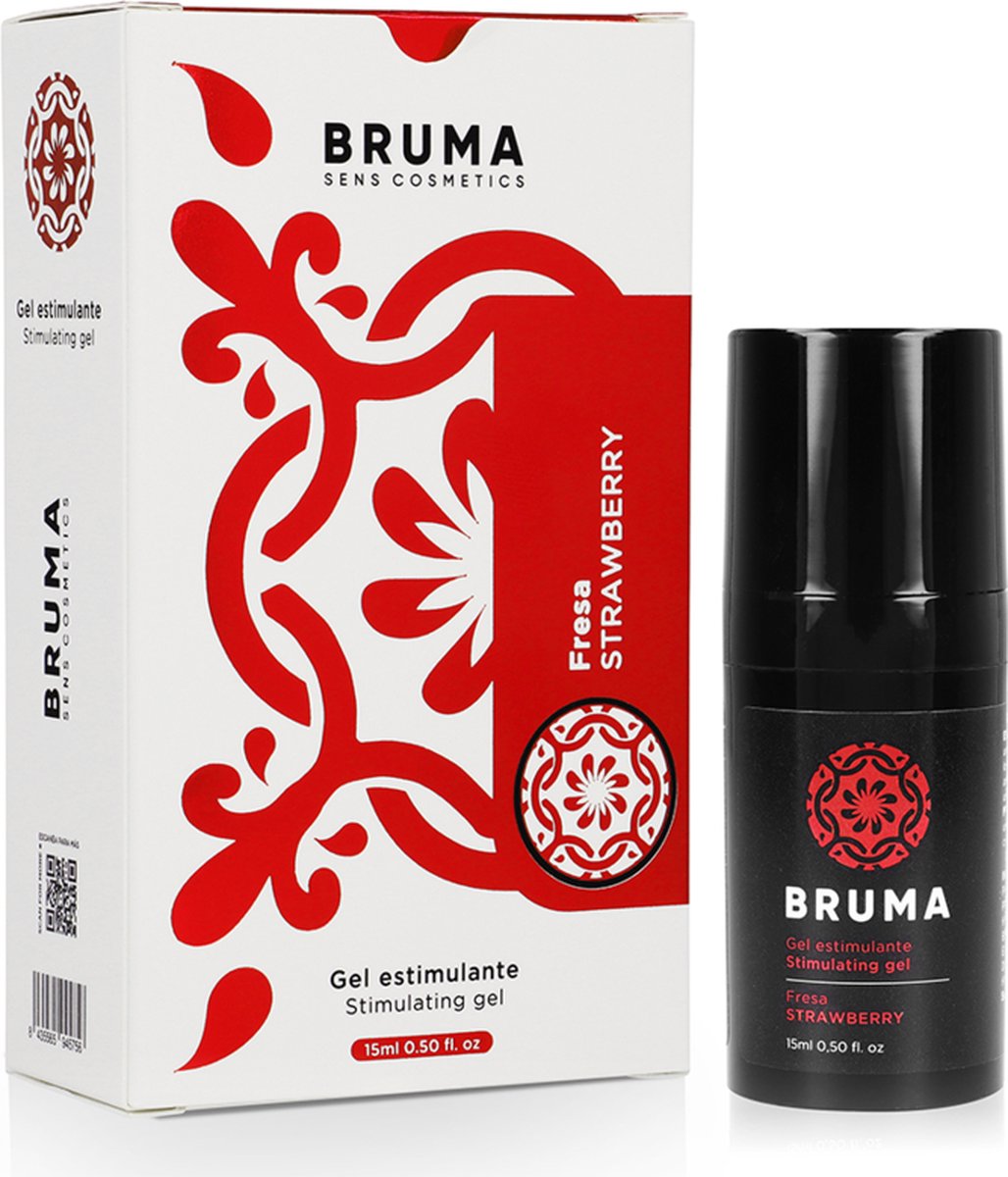 Goedkoopste BRUMA - STRAWBERRY FLAVOR INTENSIFYING BALM 15 ML | STIMULEREND MIDDEL | GLIJMIDDEL