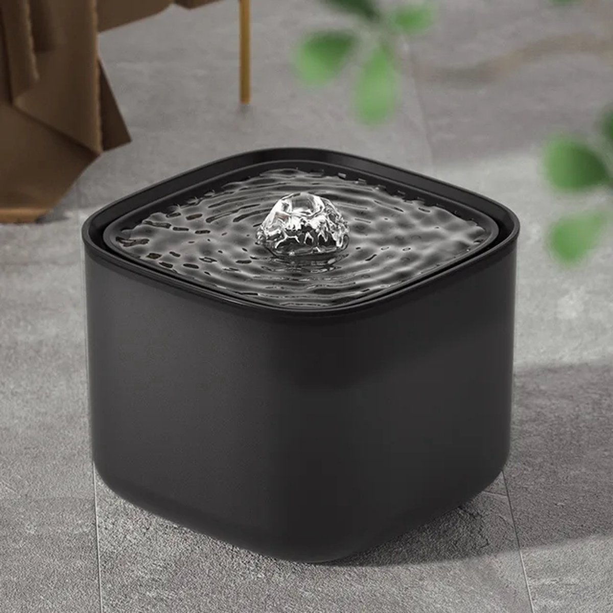 Boncy® Luxe Drinkfontein Kat & Hond - Waterfontein met Stille Pomp - XL Reservoir 3,0L - Automatisch Circulatie Filter - Kattenfontein Zwart - drinkfonteinen - Katten fontein drinkbak - waterdispenser thumbnail 4