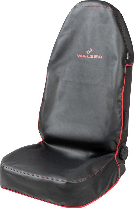 Housse de siège de voiture Guardian, housse de siège de voiture, protecteur de siège de voiture noir/rouge