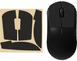 kwmobile gaming muis grip tape geschikt voor Logitech G Pro Wireless 1 muis - Antislip muistape grip - Muis grip tape in zwart