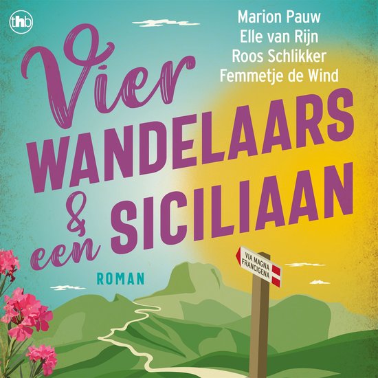 Vier wandelaars en een Siciliaan - cover