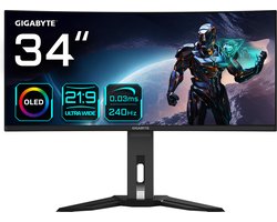 Gigabyte MO34WQC2 - Curved Ultrawide OLED Gaming Monitor - 240hz - 34 inch